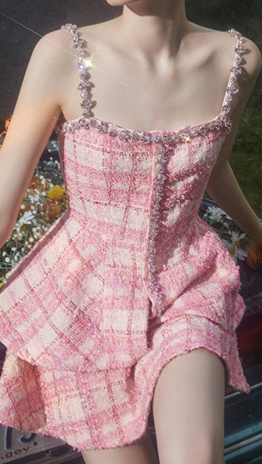 SWEET AND PLAYFUL DRESS IN PINK