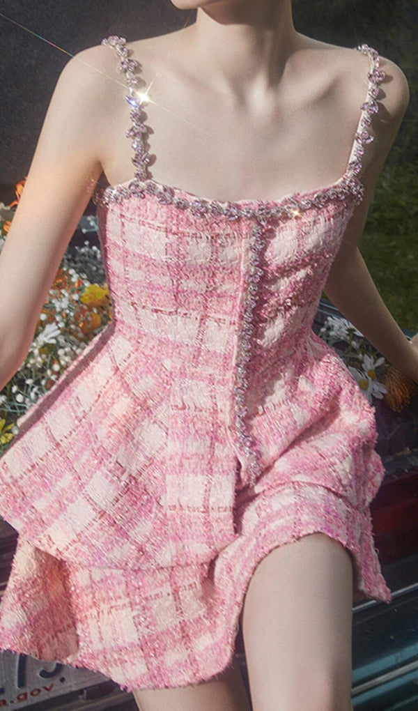 SWEET AND PLAYFUL DRESS IN PINK