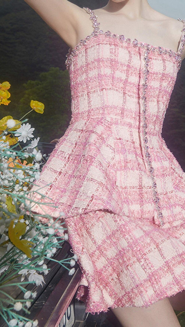 AIIZIE SWEET AND PLAYFUL DRESS IN PINK - product image