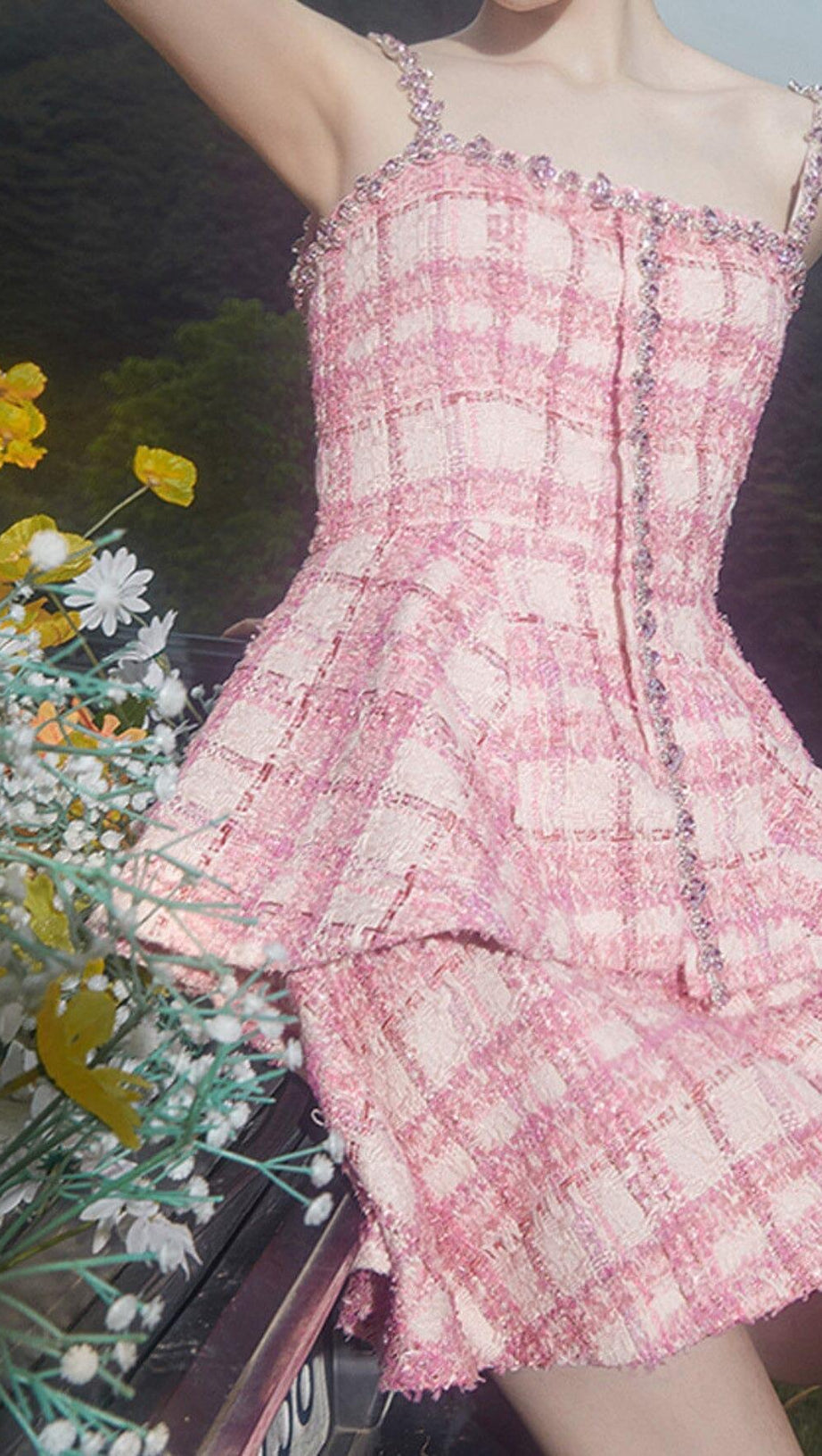 SWEET AND PLAYFUL DRESS IN PINK