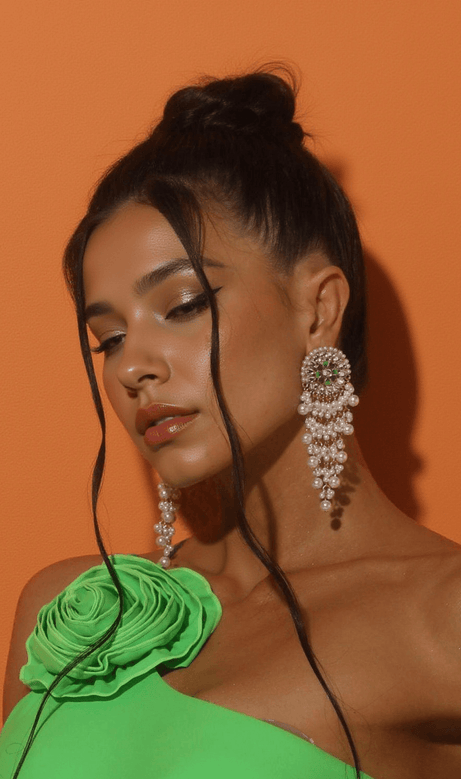 Brioni Pearl Fringe Earrings