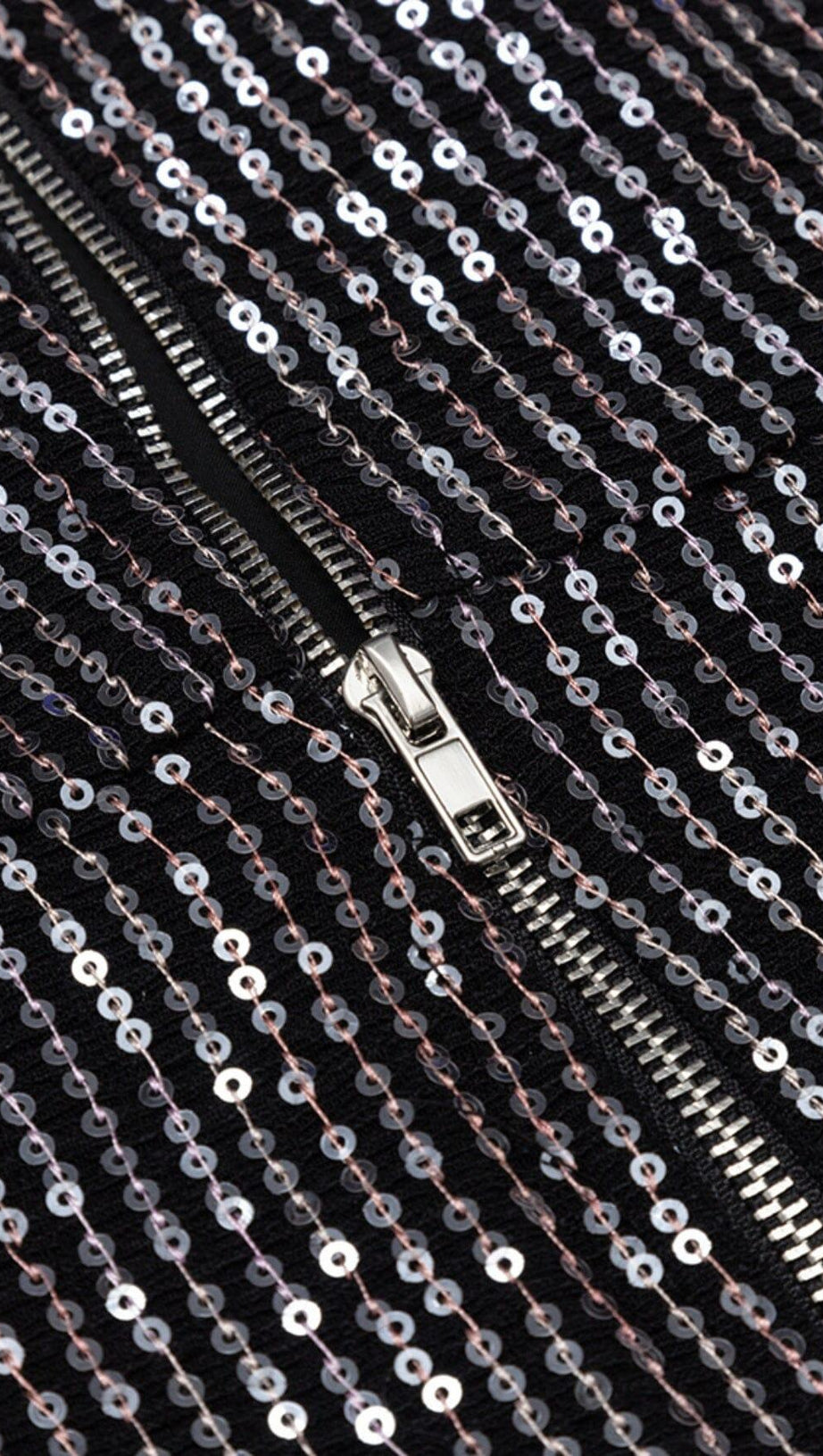 SEXY SEQUINED DRESS IN BLACK