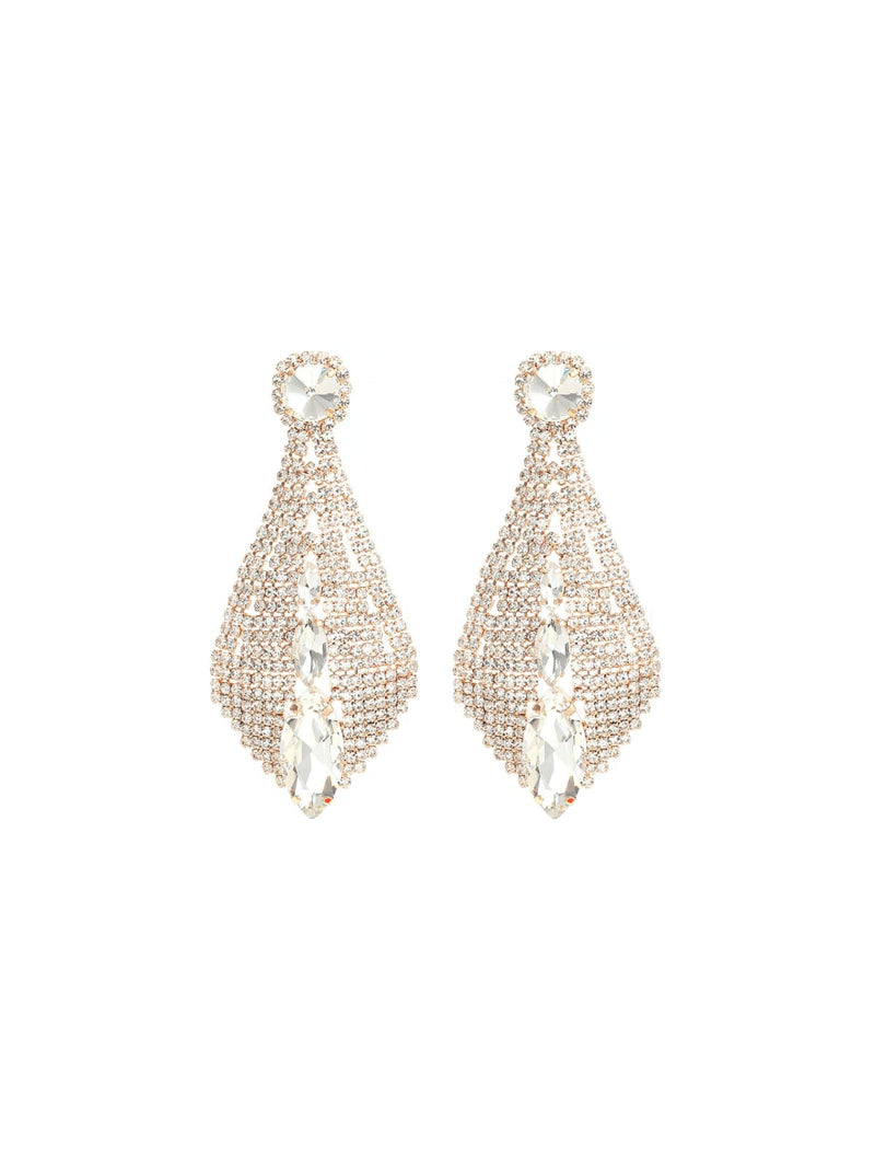 Cheryl Rhinestone Embellished Earrings