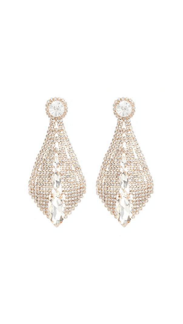 AIIZIE CHERYL RHINESTONE EMBELLISHED EARRINGS - product image