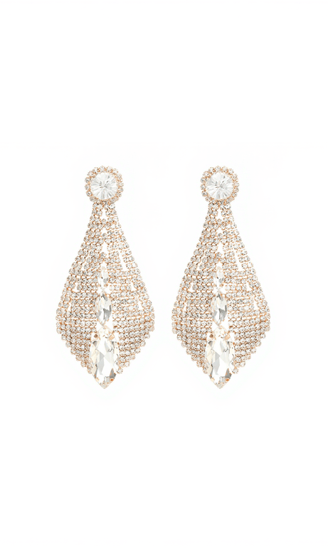 Cheryl Rhinestone Embellished Earrings