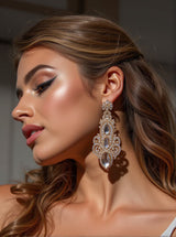 Cheryl Rhinestone Embellished Earrings