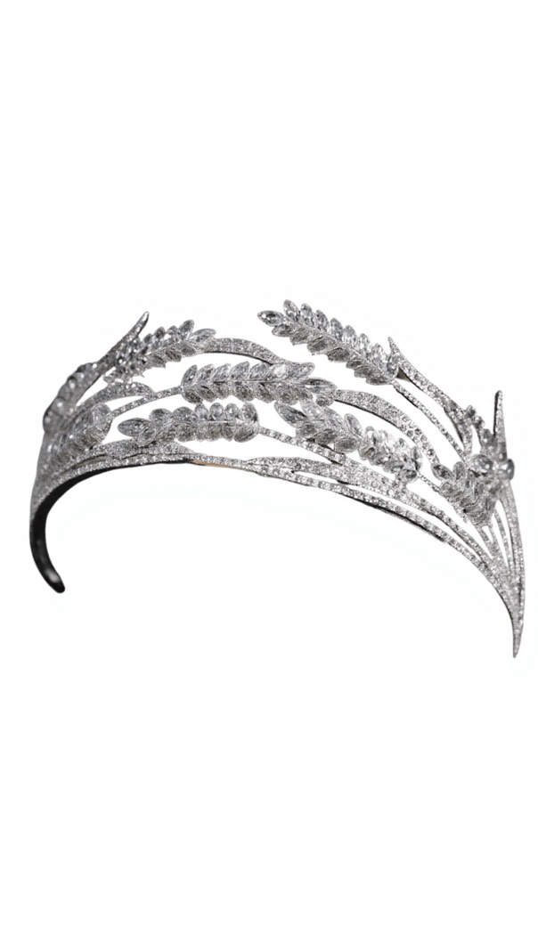 AIIZIE CAROLYN RHINESTONE EMBELLISHED CROWN - product image
