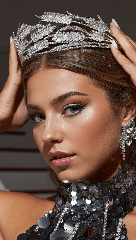 CORONA CAROLYN CON STRASS