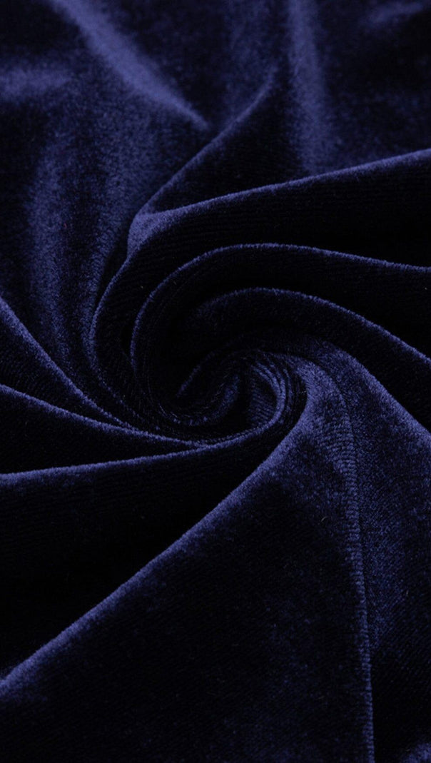 AIIZIE LONG SLEEVE LACE BANDAGE DRESS IN NAVY BLUE - product image