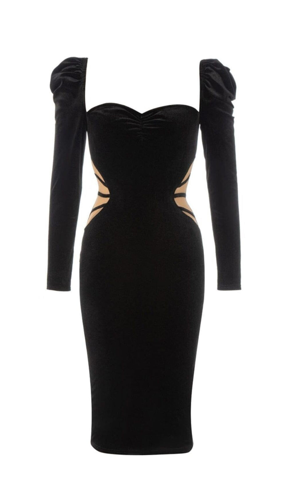 LONG SLEEVE BODYSUIT IN BLACK