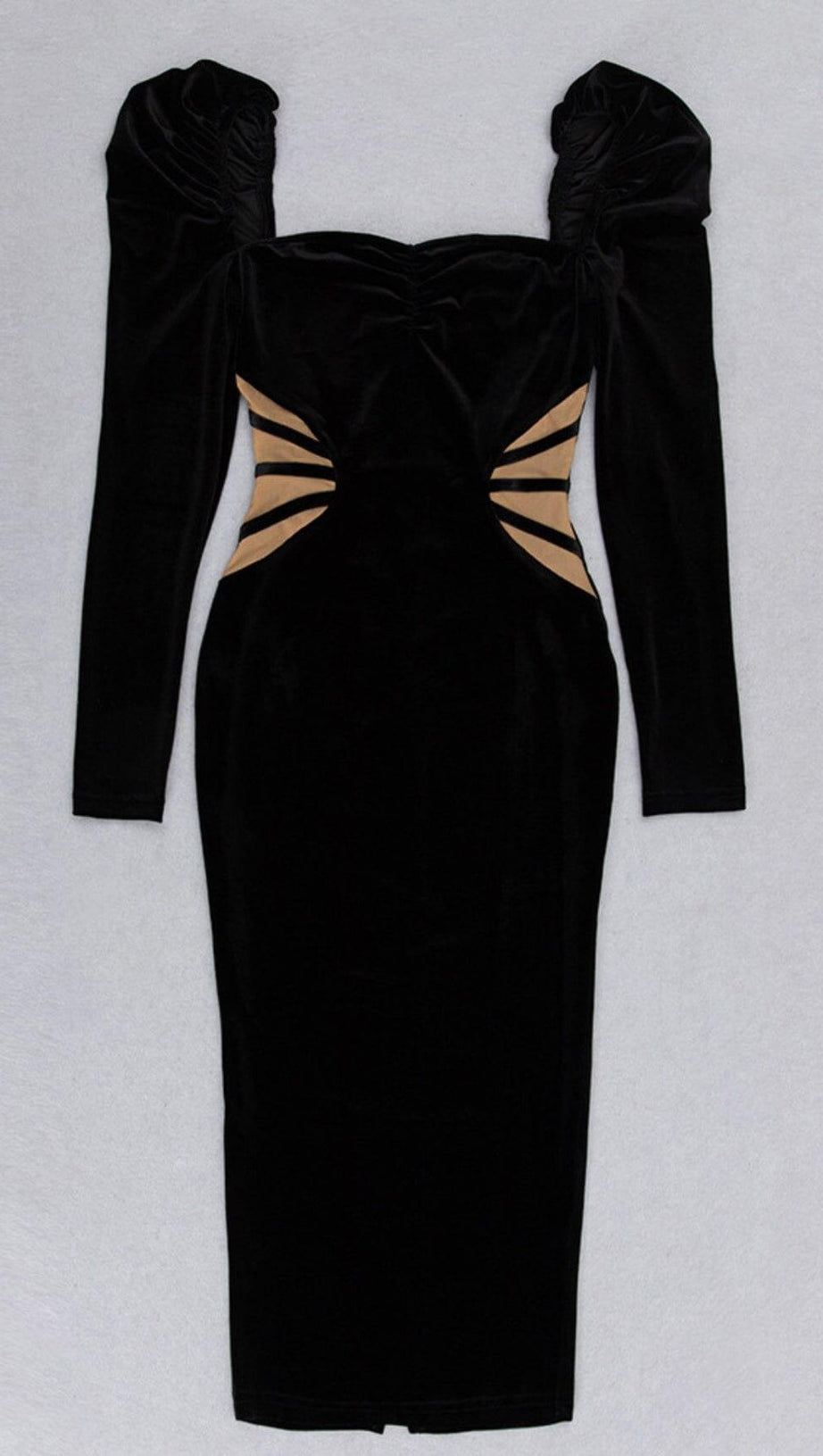 LONG SLEEVE BODYSUIT IN BLACK