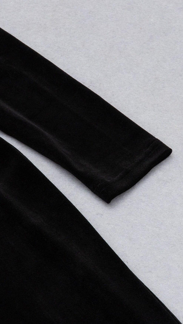 AIIZIE LONG SLEEVE BODYSUIT IN BLACK - product image