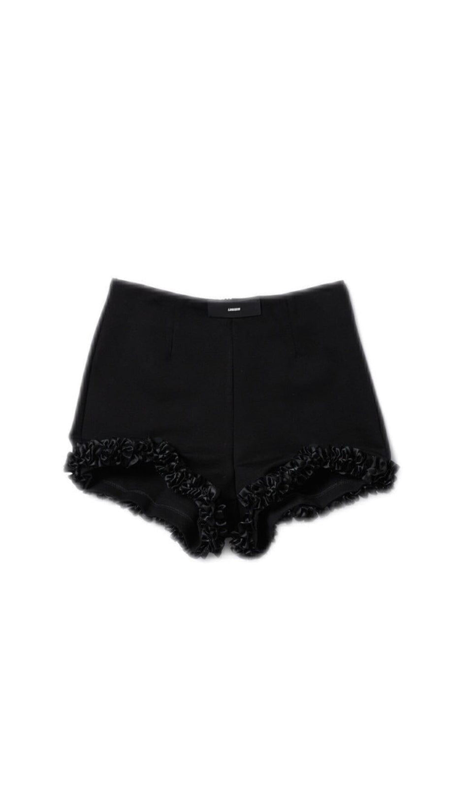 Zweiteiliger Netzkorsettanzug in Schwarz