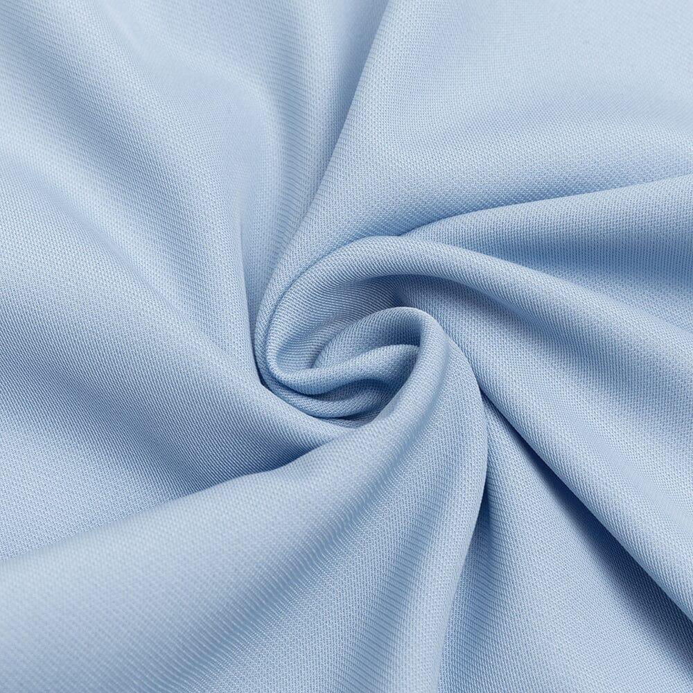 AIIZIE LIGHT BLUE BACKLESS SUSPENDER TIGHT SLIT DRESS - product image