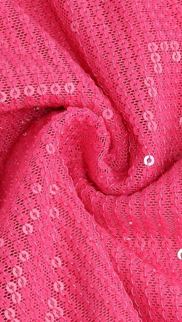 AIIZIE SEQUIN FEATHER STRAPLESS MINI DRESS IN PINK - product image