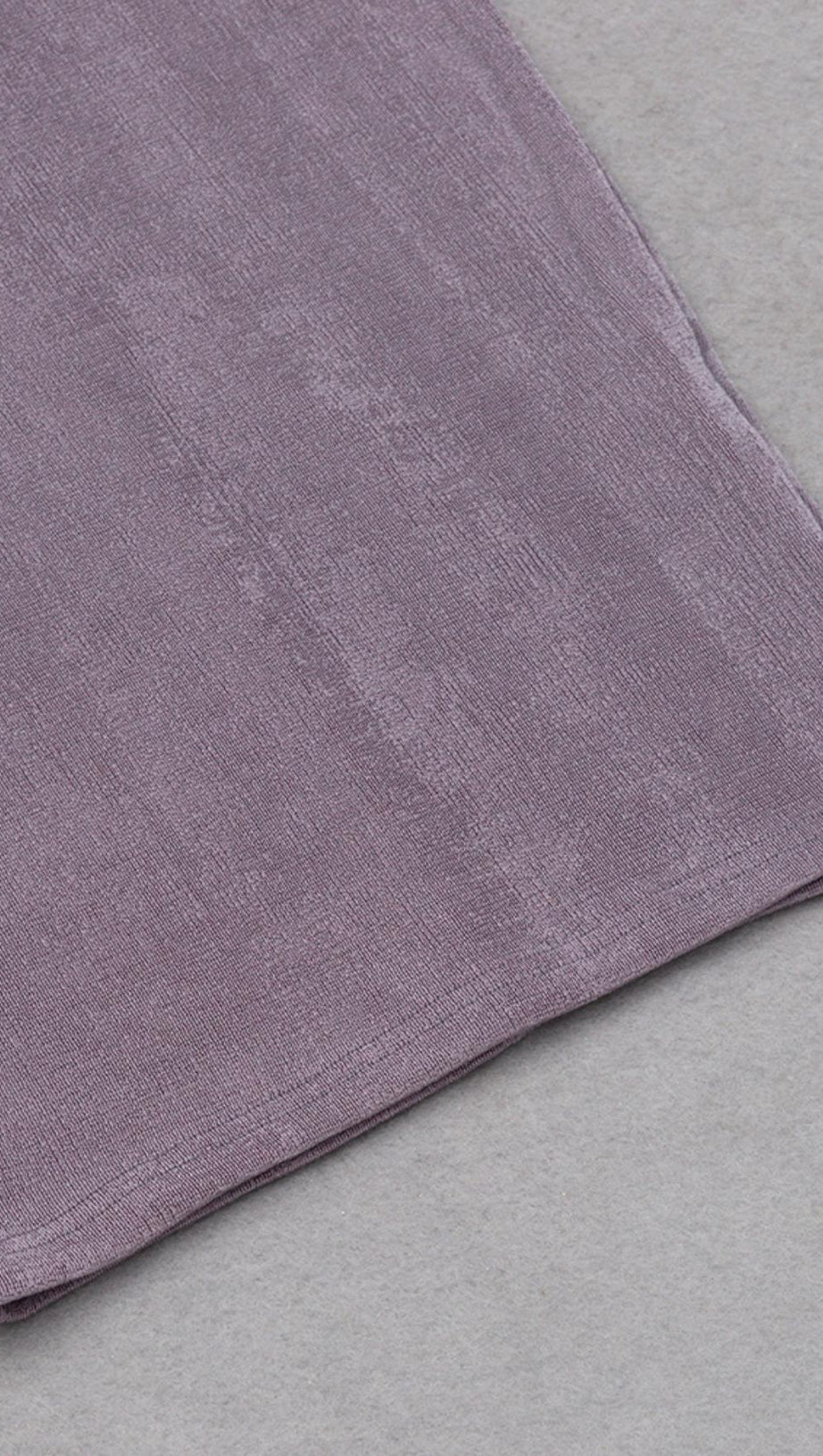 KNIT CUTOUT LONG SLEEVES MIDI DRESS IN PURPLE