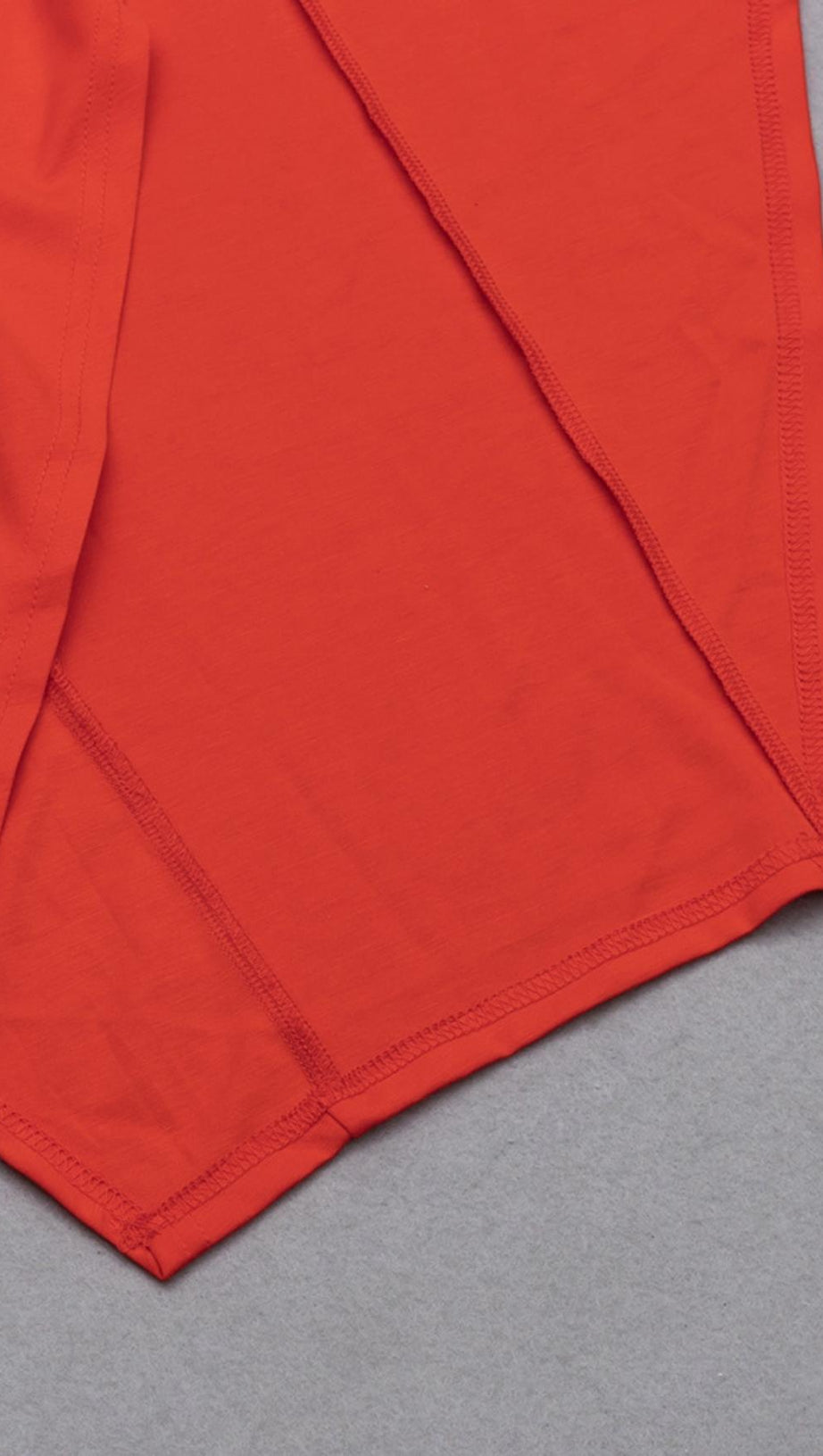 OFF SHOULDER LONG SLEEVE IRREGULAR IN ORANGE