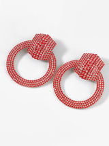 Blair Diamante Circle Earrings