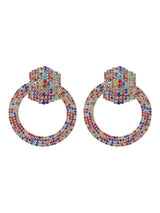 Blair Diamante Circle Earrings