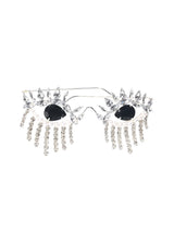 Morrissey Rhinestone Fringe Sunglasses