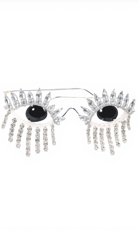 Morrissey Rhinestone Fringe Sunglasses