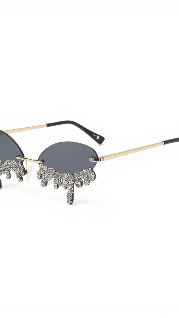 AIIZIE AIRLIE TEARDROP CRYSTAL SUNGLASSES - product image