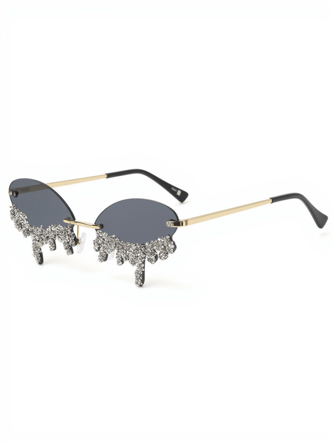 Airlie – Tropfenförmige Sonnenbrille mit Kristallen