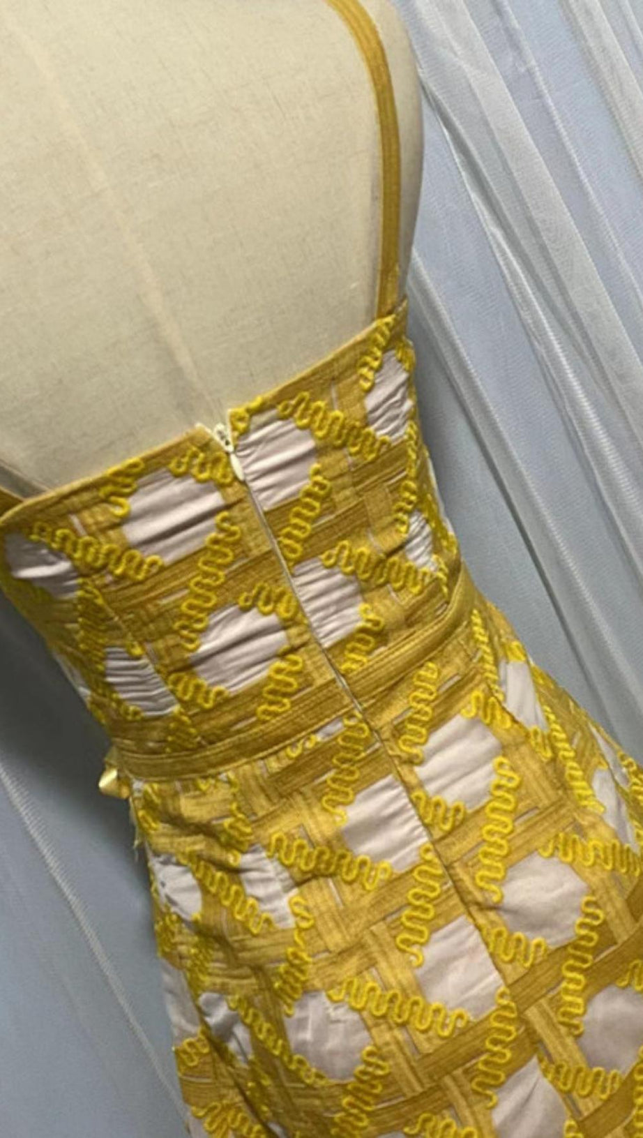 BUTTERFLY HOLLOW OUT STRAPPY MIDI DRESS