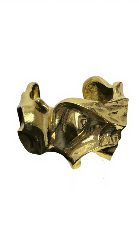 BOHEME METALLIC RUCHED BRACELET