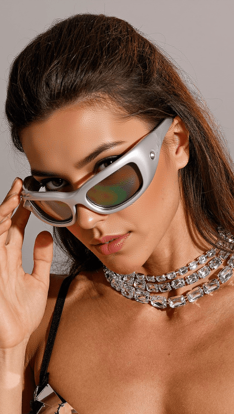 VERED RUCHED SUNGLASSES