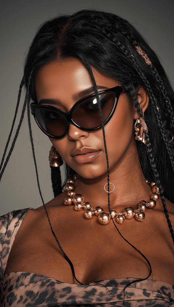 AIIZIE ROOSEVELT CAT EYE SUNGLASSES - product image