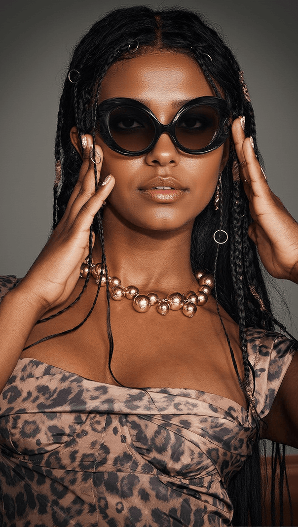 AIIZIE ROOSEVELT CAT EYE SUNGLASSES - product image