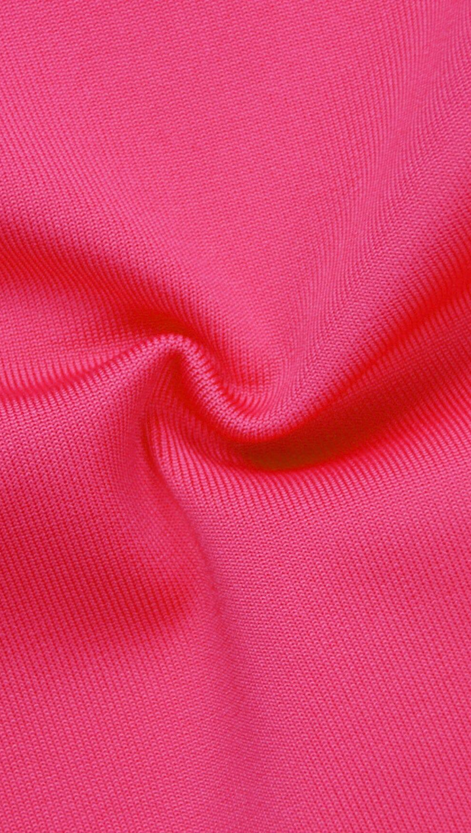 LONG SLEEVE OPEN BACK SLIT DRESS IN ROSE RED