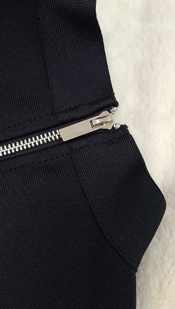 AIIZIE BANDAGE CROP PANTS TWO PLECE SUIT - product image