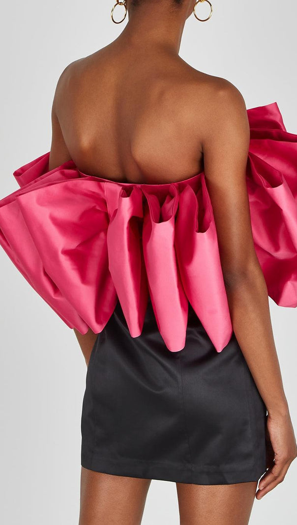AIIZIE SEXY BOWKNOT STRAPLESS MINI DRESS - product image