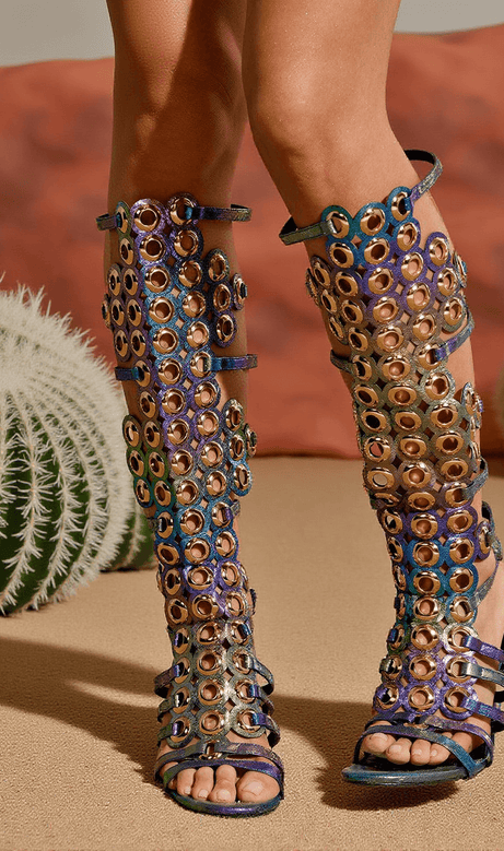 Ostara Circle Cutout Boots