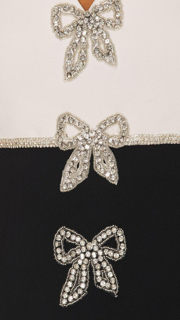 AIIZIE RHINESTONE BANDAGE MINI DRESS - product image