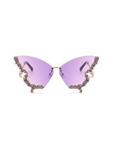 Tierney Butterfly Crystal Sunglasses