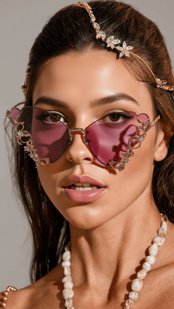 AIIZIE TIERNEY BUTTERFLY CRYSTAL SUNGLASSES - product image