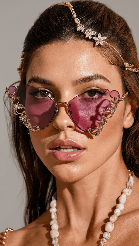 OCCHIALI DA SOLE IN CRISTALLO A FARFALLA TIERNEY