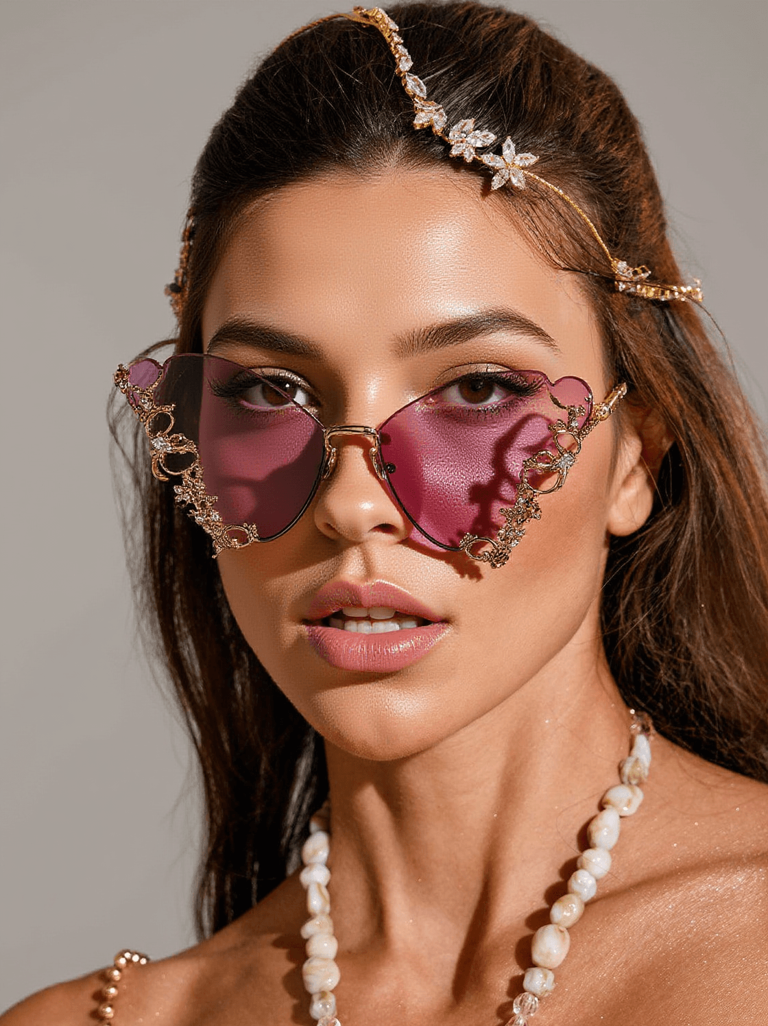 TIERNEY BUTTERFLY CRYSTAL SUNGLASSES