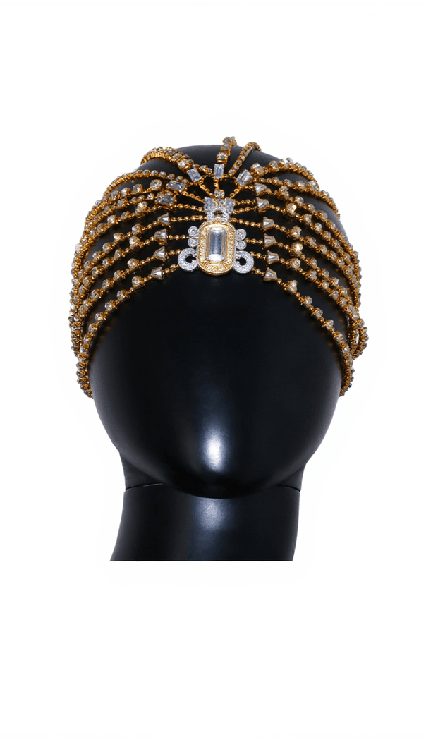 AIIZIE BUBER MULTI LAYERED CRYSTAL HEADBAND - product image