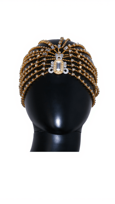 BUBER MULTI LAYERED CRYSTAL HEADBAND
