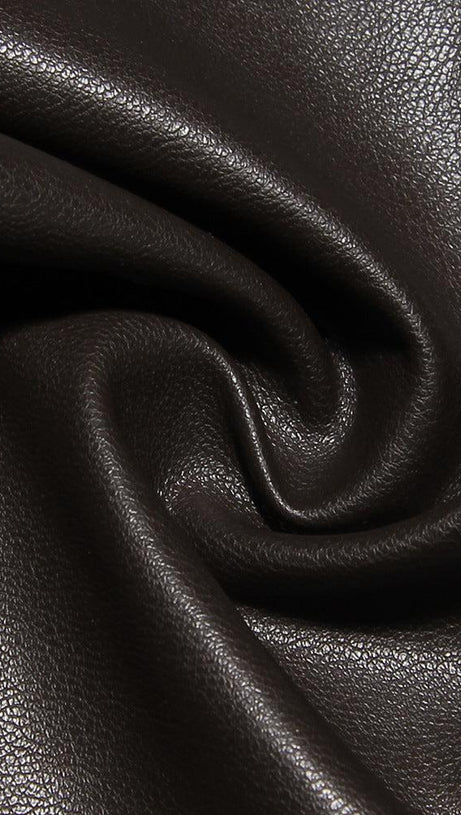 VEGANES LEDERKORSETT IN SCHOKOLADE