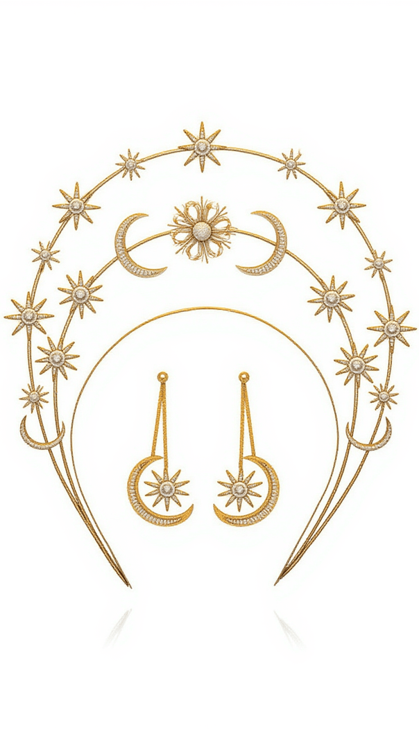 AIIZIE LOPA STAR MOON HEADBAND SET - product image