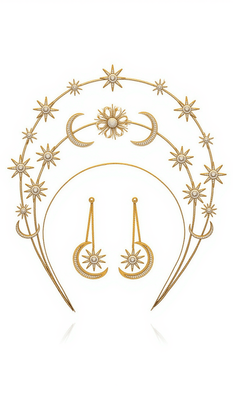 Set di fasce per capelli Lopa Star Moon