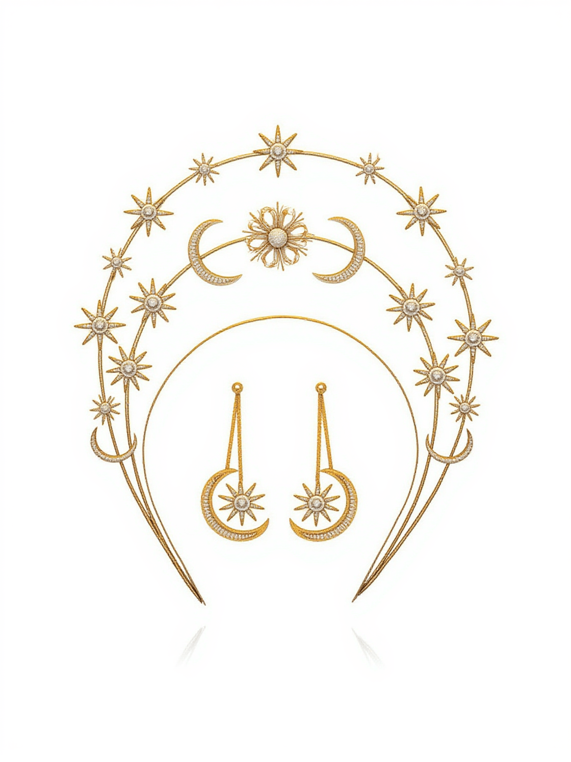 LOPA STAR MOON HEADBAND SET