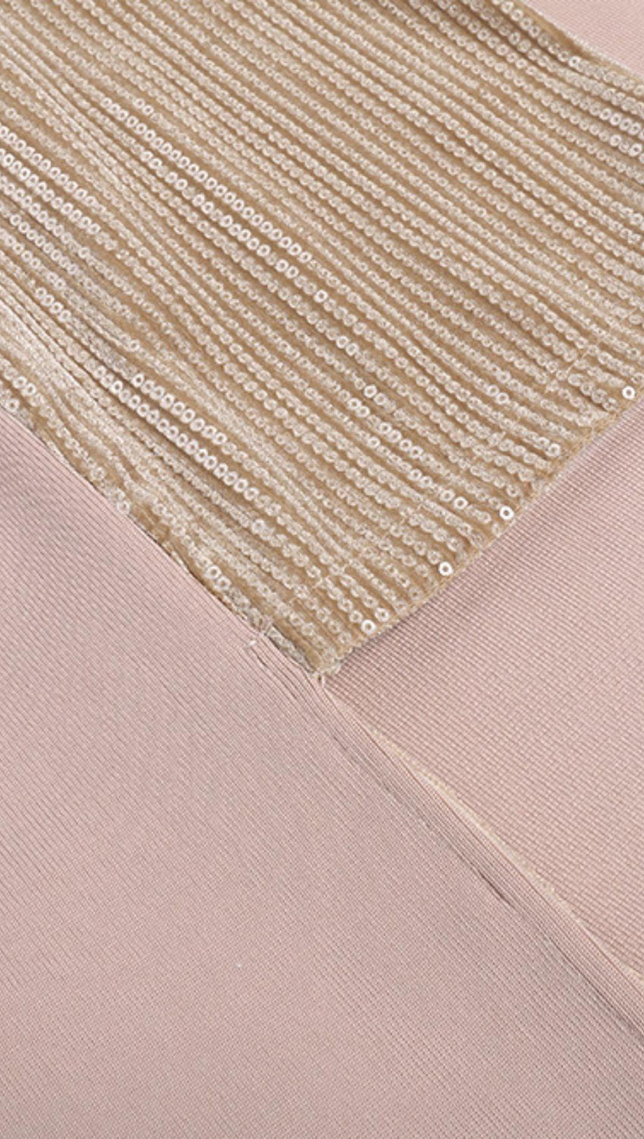 RUCHED STRAPLESS SPLICING MIDI DRESS