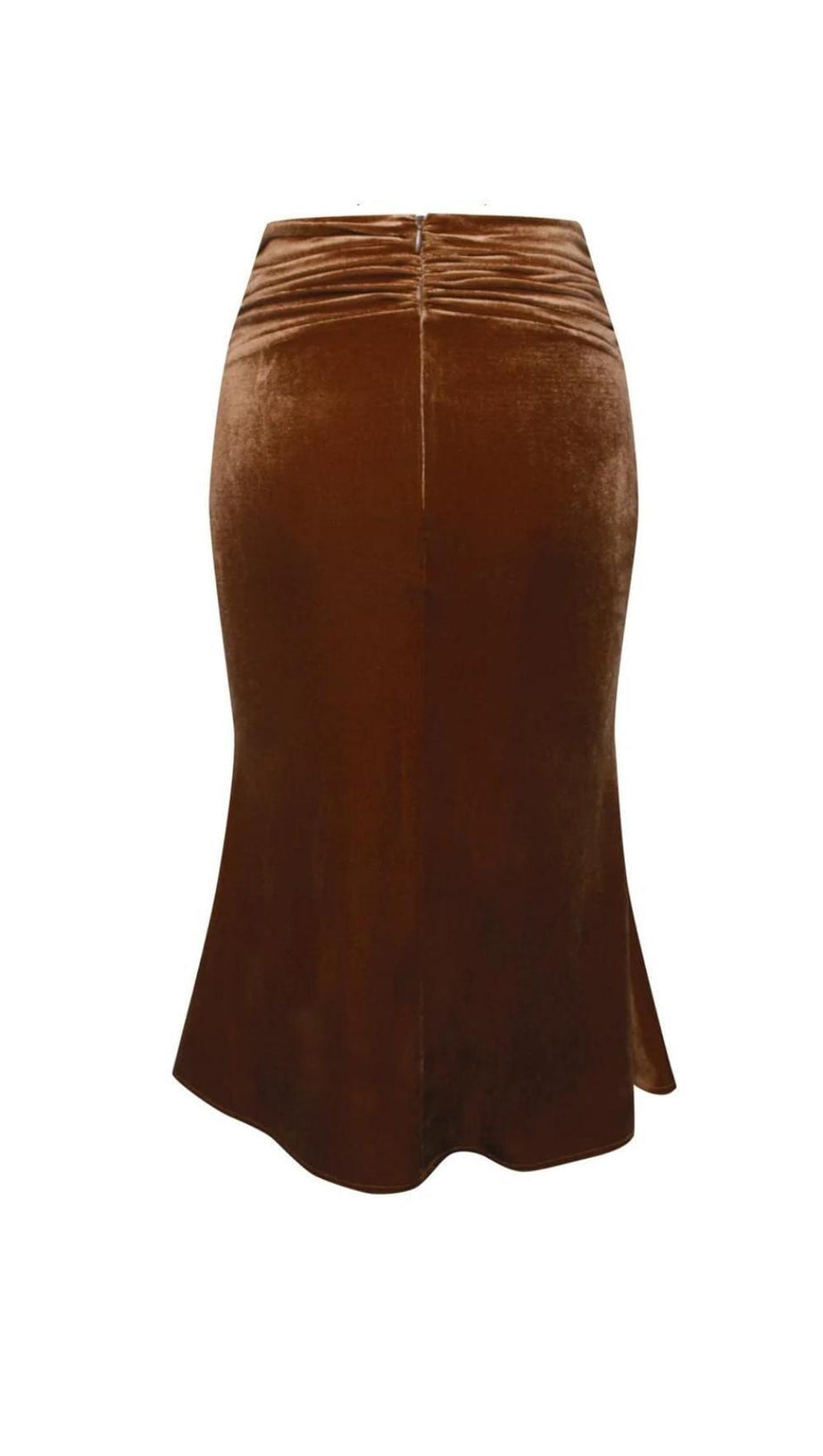 Zweiteiliger Anzug mit Netzärmeln aus Samt