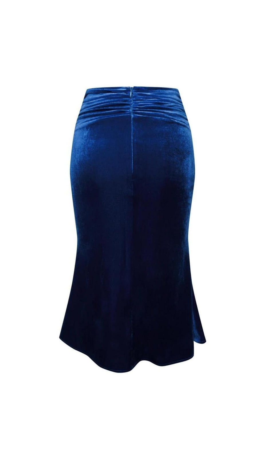 Zweiteiliger Anzug mit Netzärmeln aus Samt